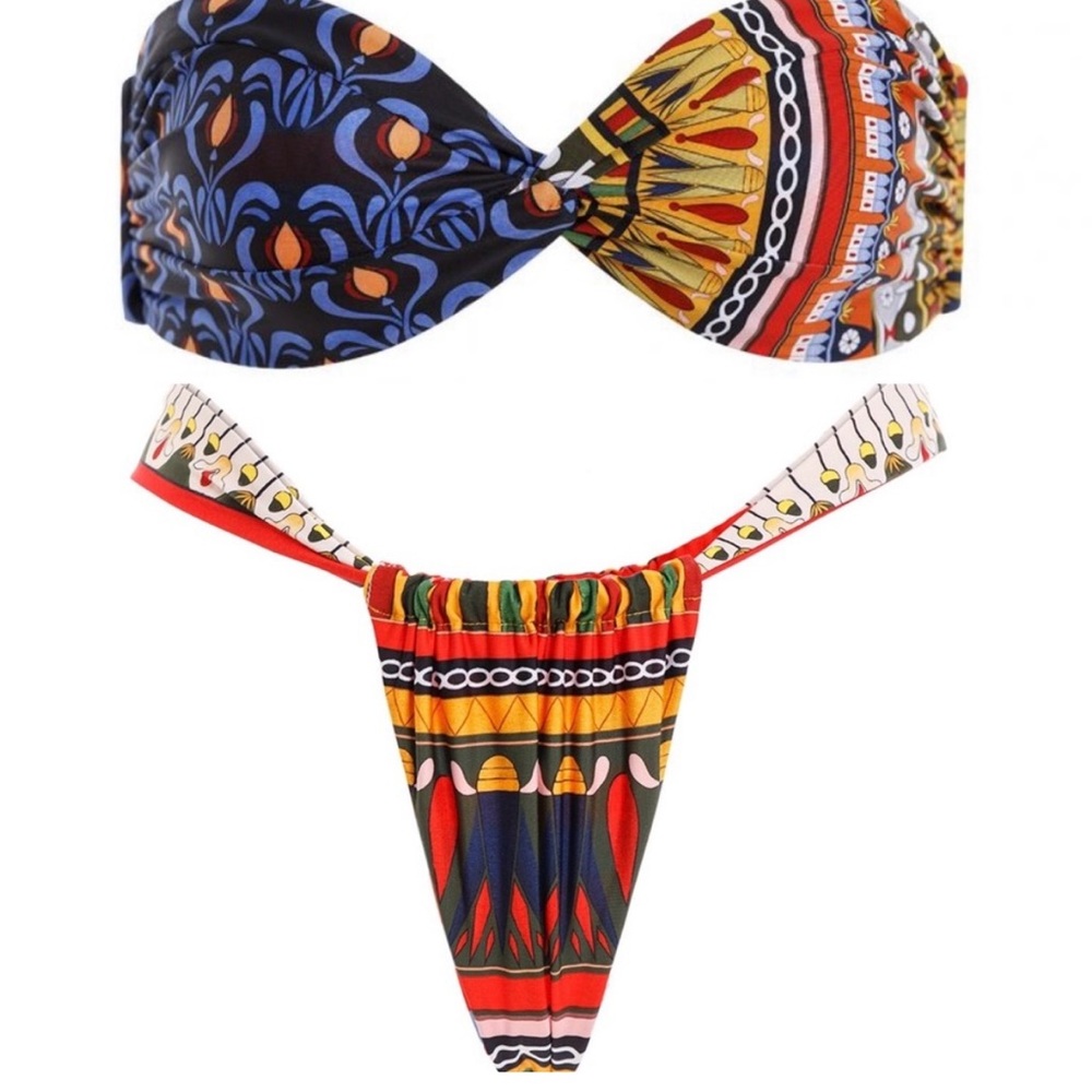 Agua Bendita 2 piece bikini Top & bottom SMALL